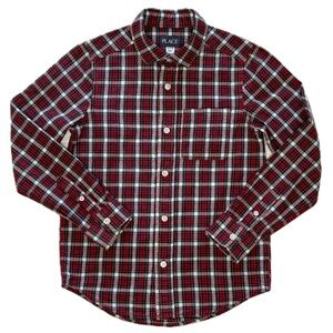 TCP Red Plaid Button Down Shirt - M 7/8